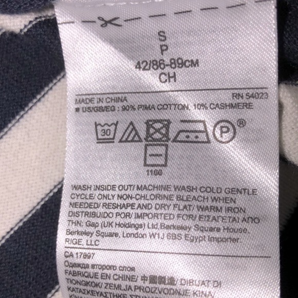 Banana Republic cotton & cashmere blend knit sweater turtleneck size small - Picture 3 of 8